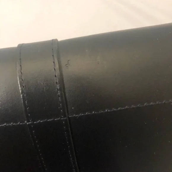 Clare vivier black leather saddle bag USA